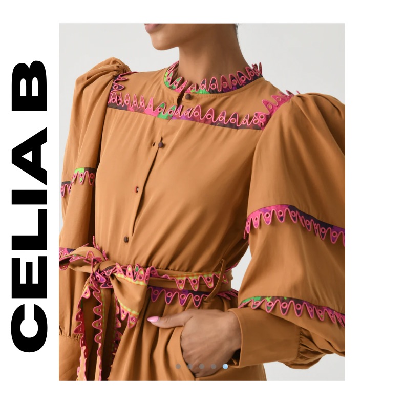 Celia B Hasu Dress Size L - New